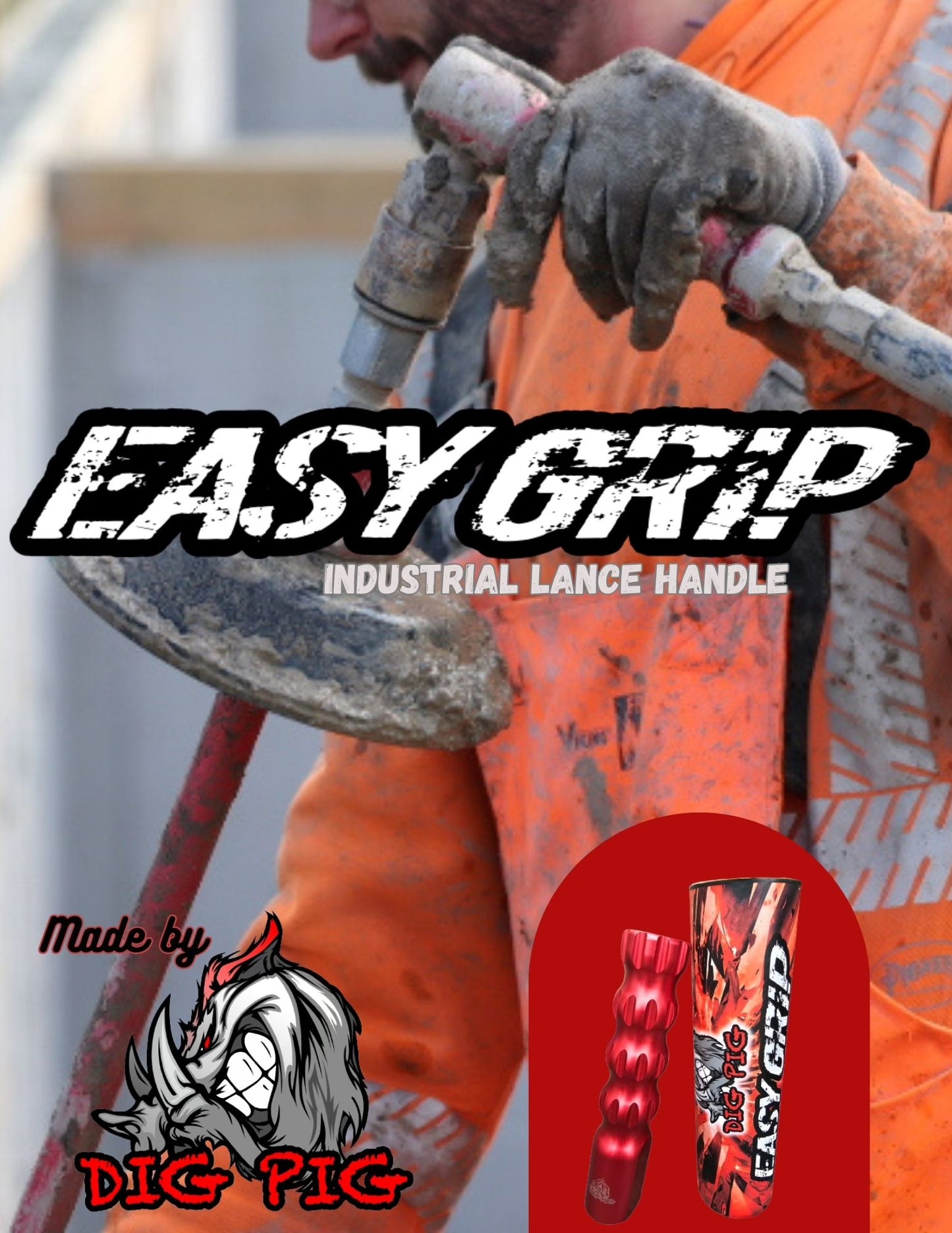 Easy Grip Handle with 1/2" FNPT Plug