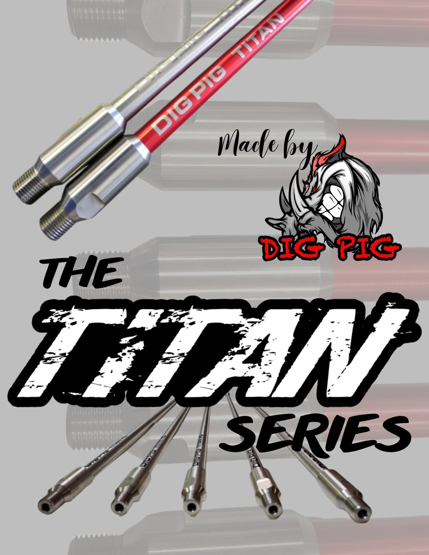 7' Titan Wand Extension by Dig Pig