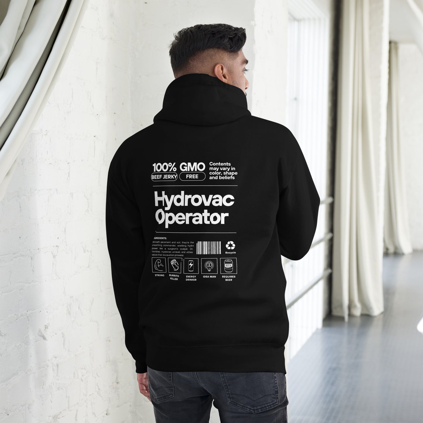 Hydrovac Operator Unisex Hoodie