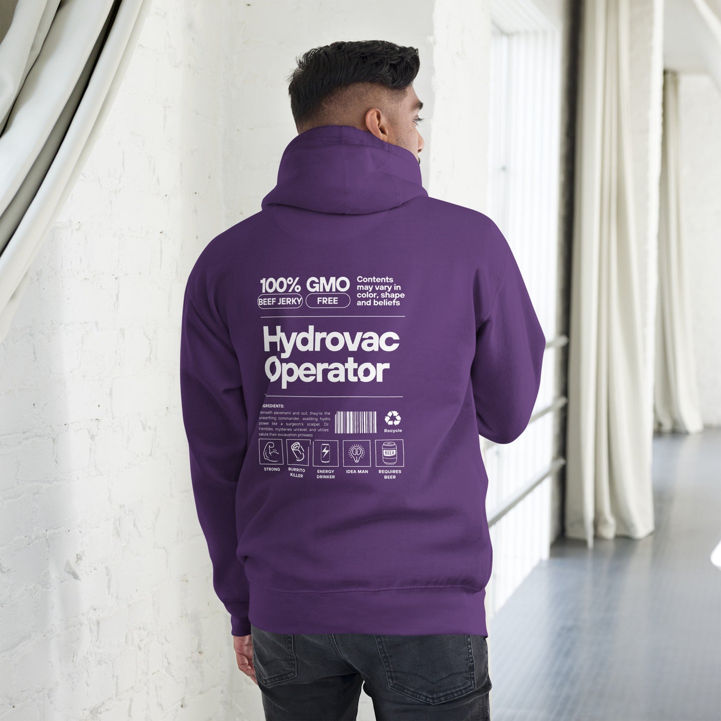 Hydrovac Operator Unisex Hoodie